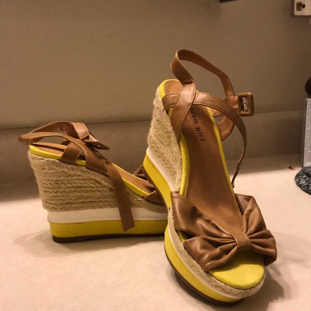 Madden Girl platform wedges